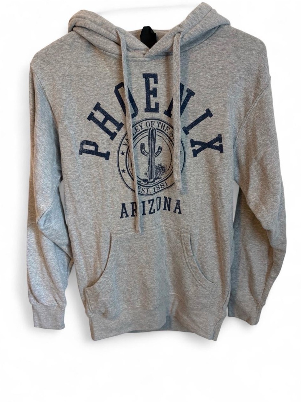 Phoenix Arizona Grey Hooded Sweatshirt with Graphic